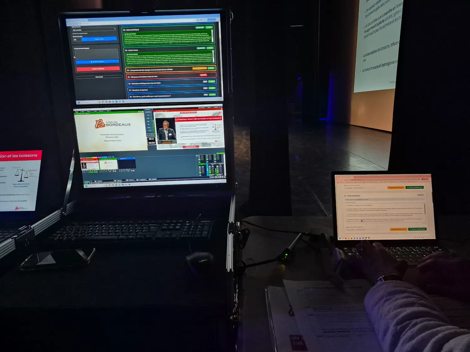 La station EVA, serveur mobile